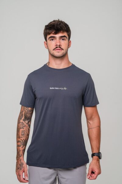 Camisa Azione Estampada Chumbo Better Day