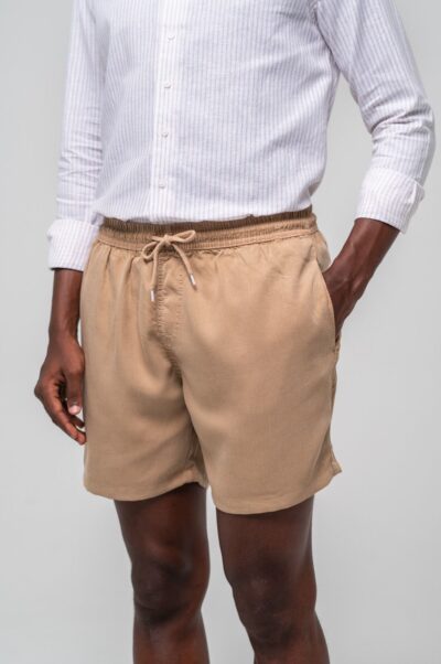 Short Sarja Porto Fino Caqui