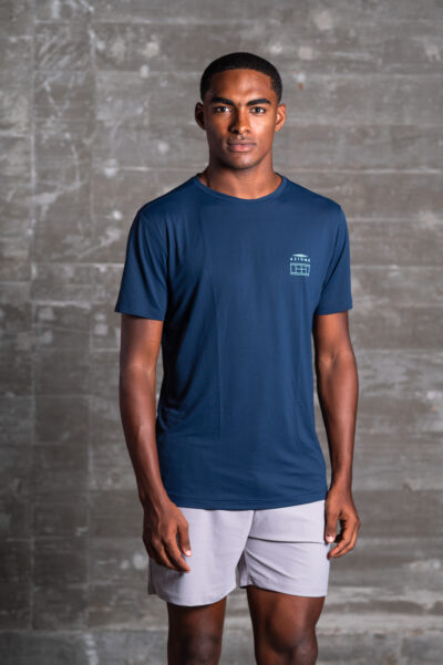 Camisa Azione Estampada Marinho Quad Tenis