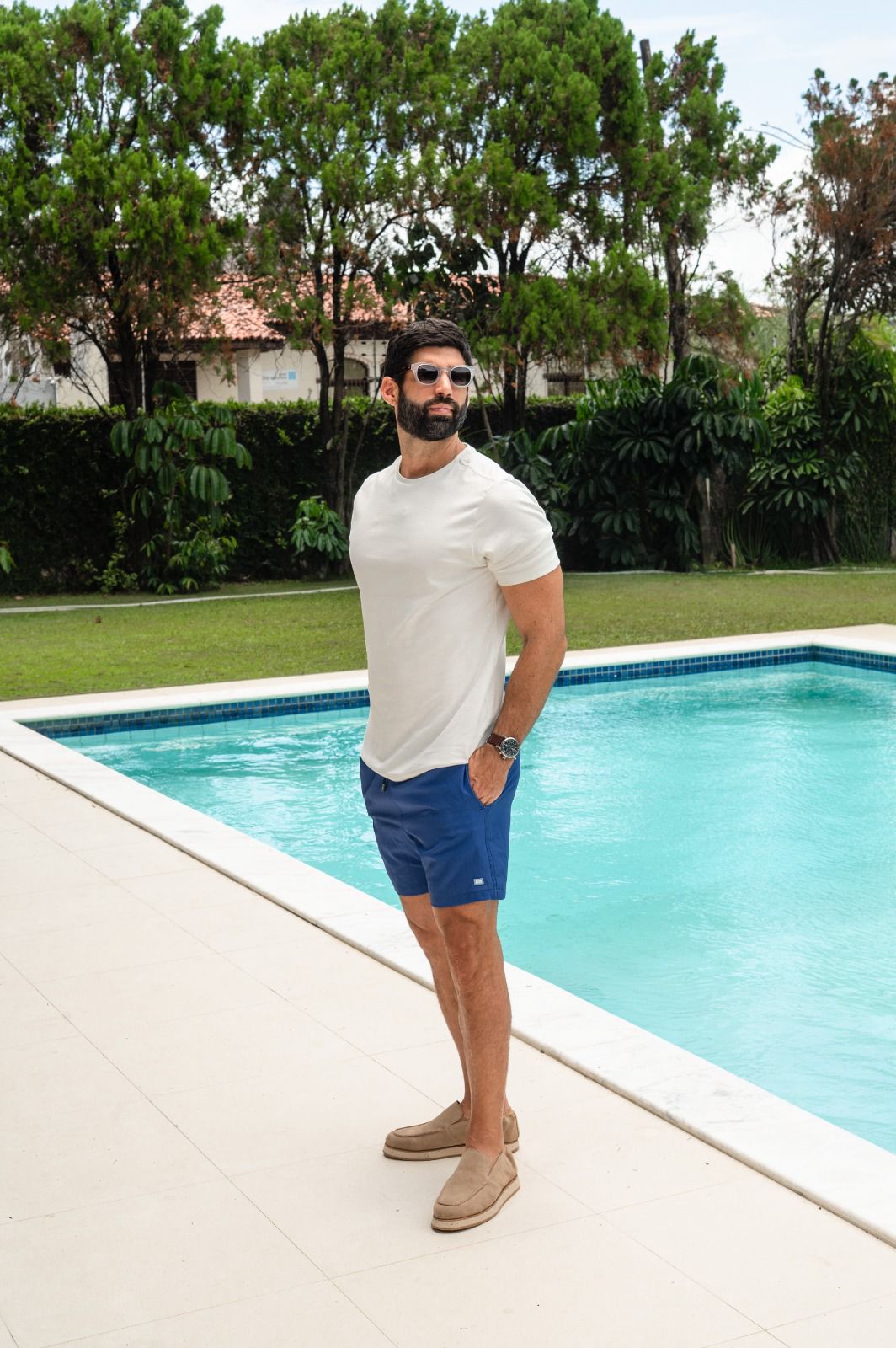 Short Resort Estampado Hexa 21 - Imagem 2