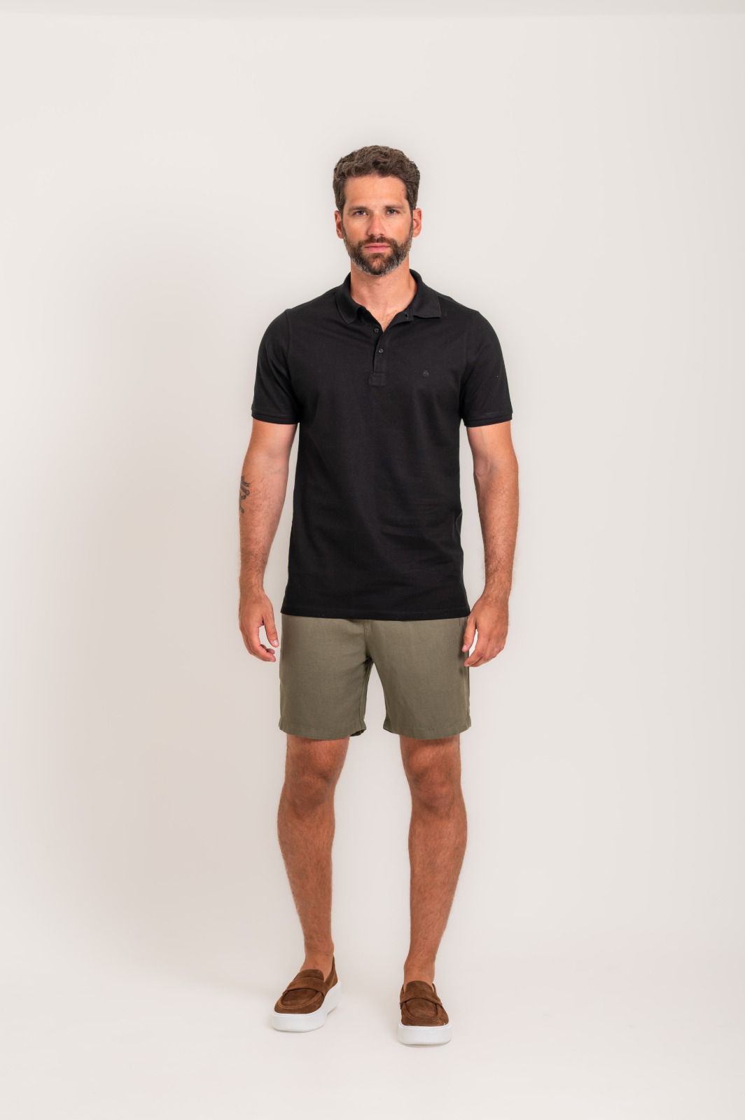 Camisa Polo Piquet Essenzza Preto - Imagem 4