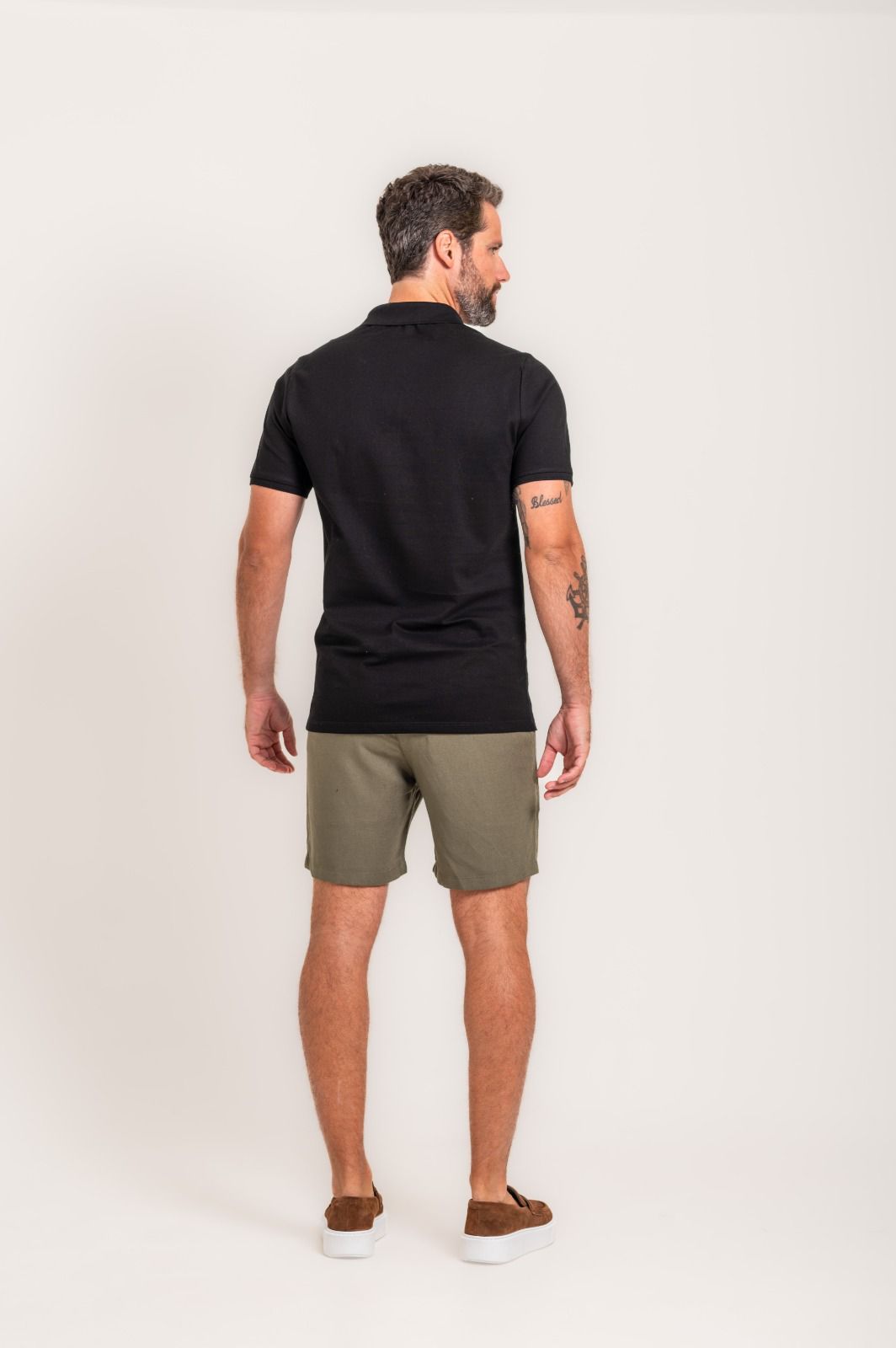 Camisa Polo Piquet Essenzza Preto - Imagem 5