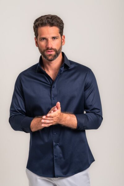 Camisa Social Speciale Azul Marinho