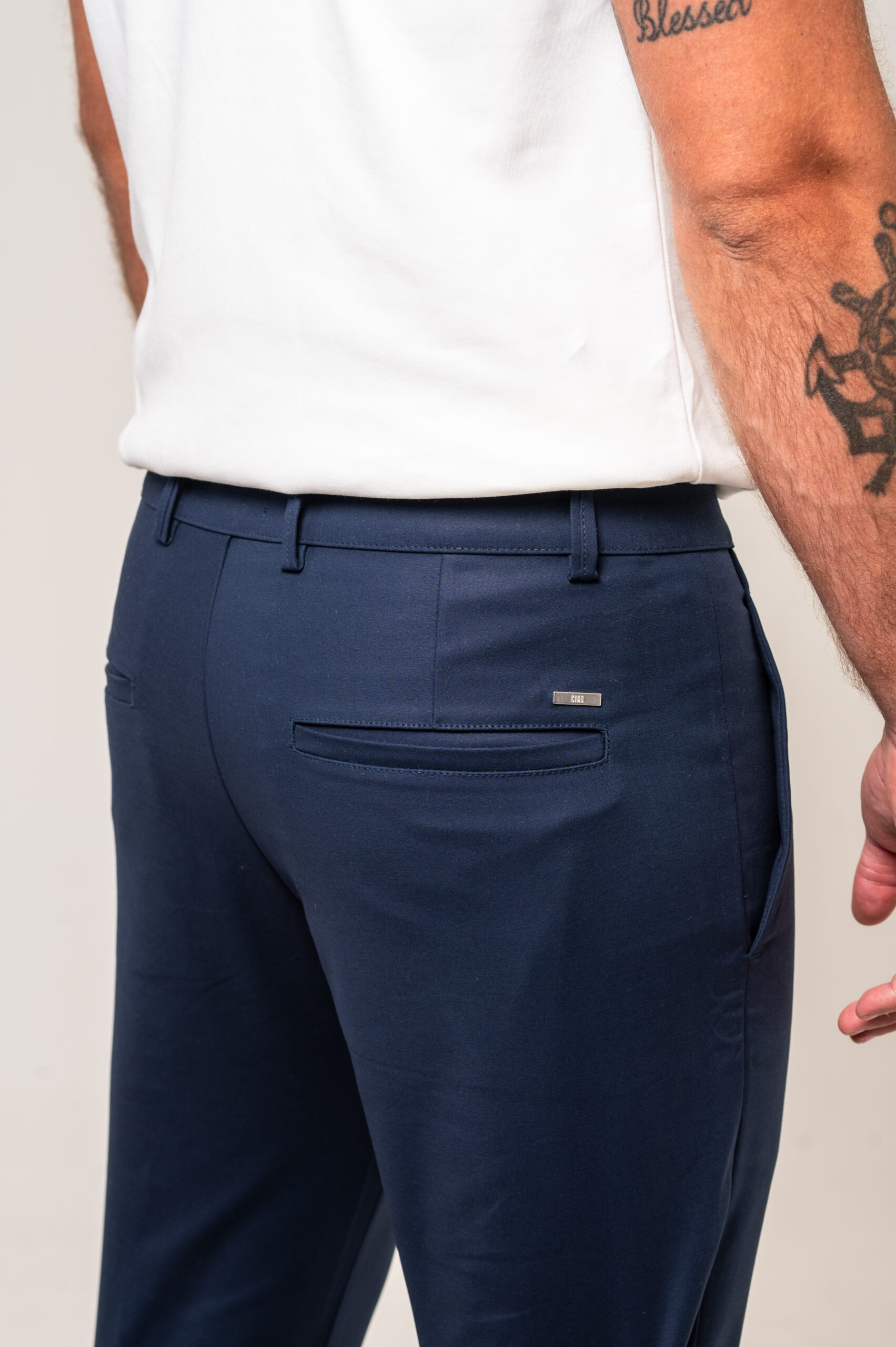 Calça Speciale Salvatore Azul Marinho - Imagem 4