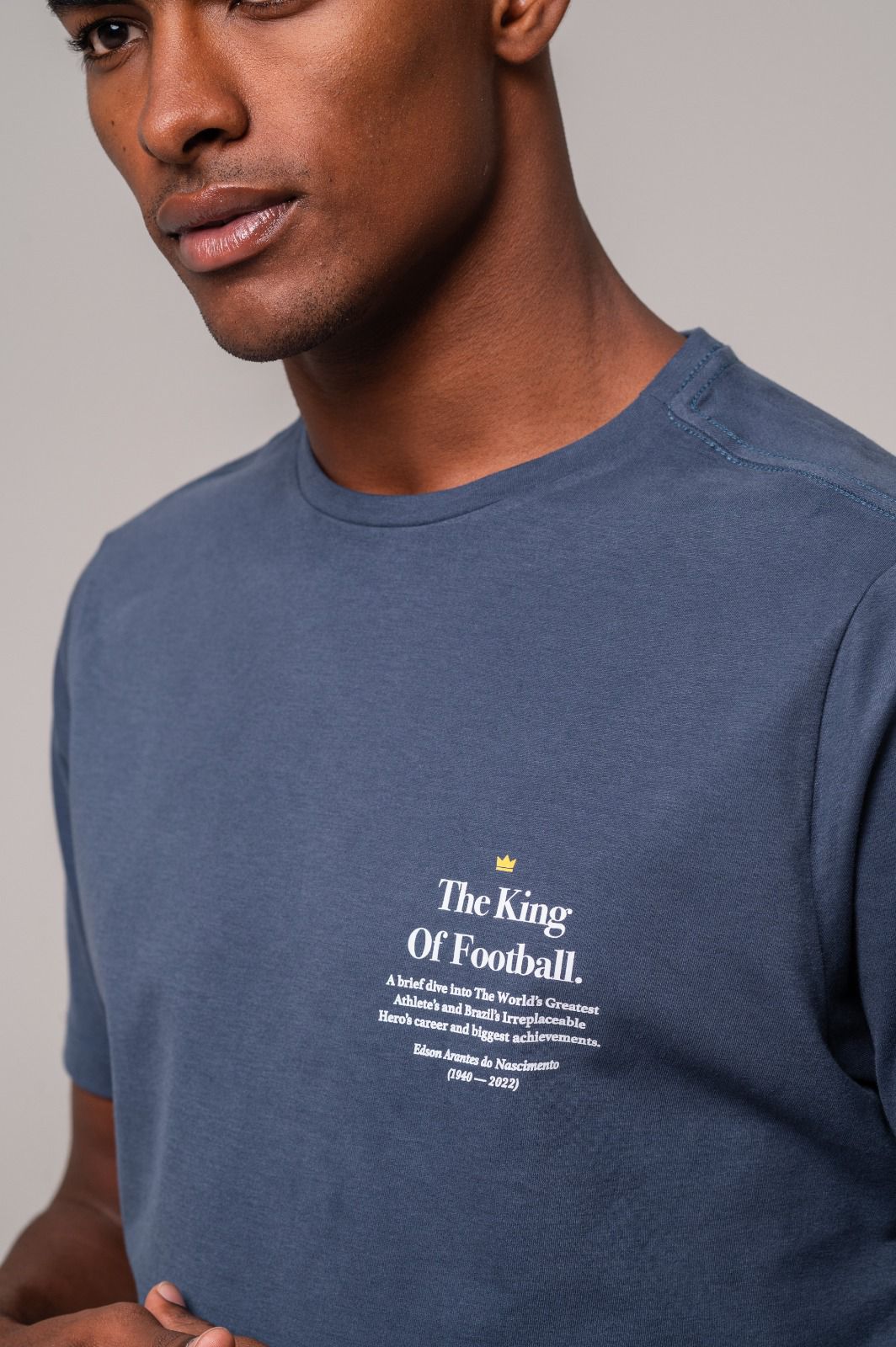 Camisa Copa The King Azul Marinho - Imagem 2