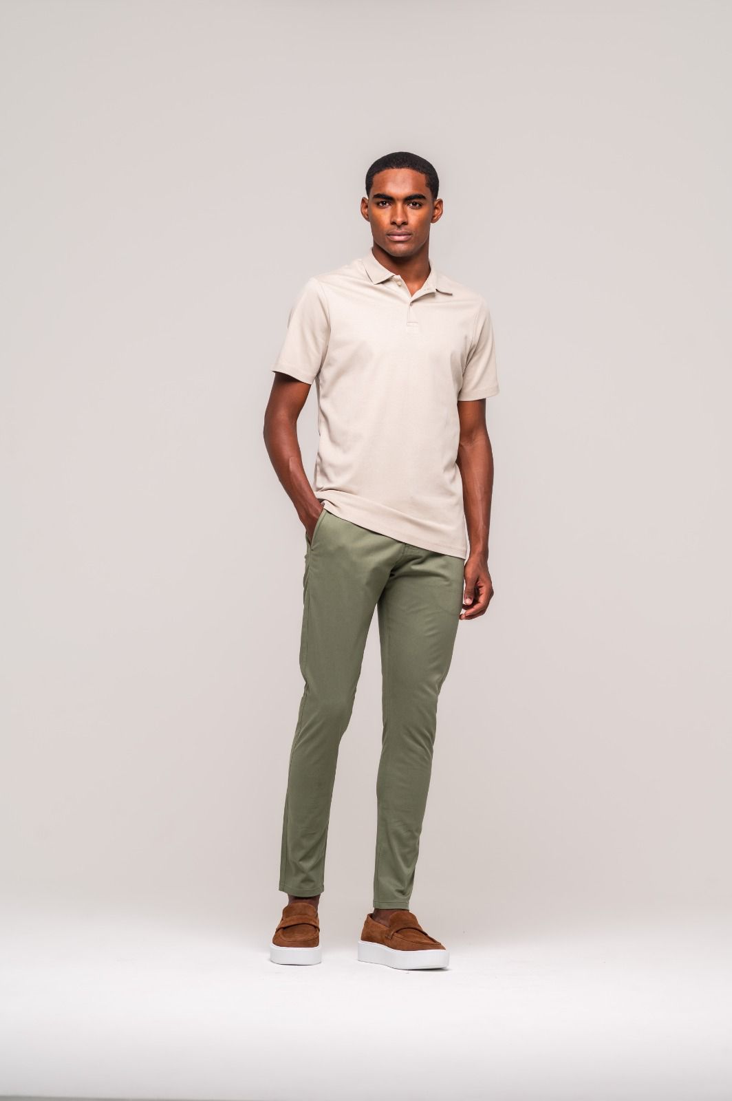 Calça Sociali Verde Militar