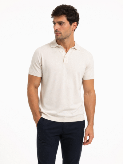 Camisa Polo Veneza Off White