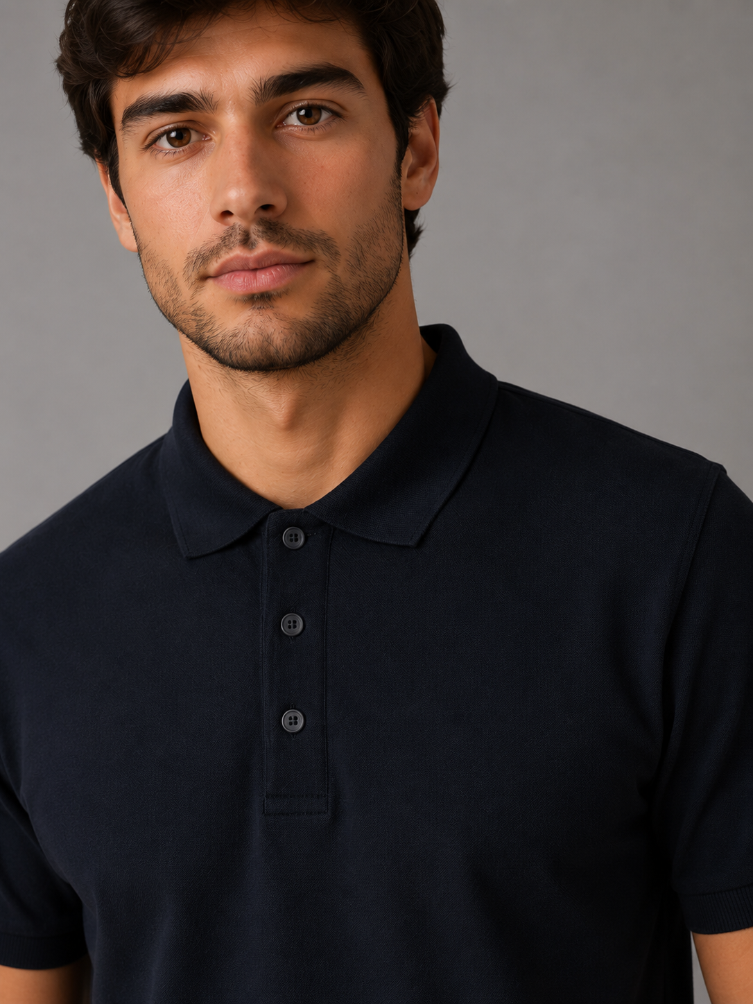 Camisa Polo Veneza Preto - Imagem 2