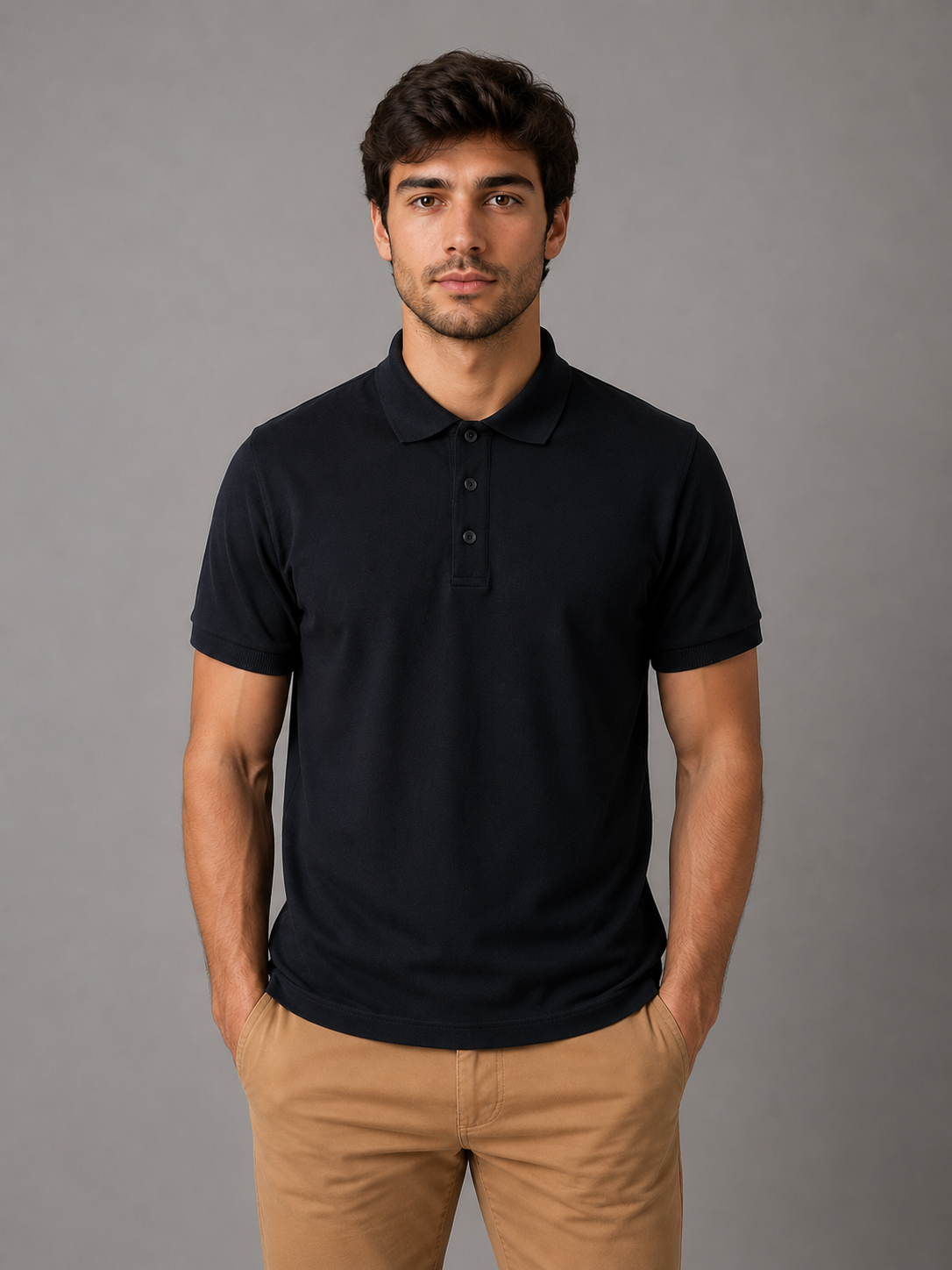 Camisa Polo Veneza Preto