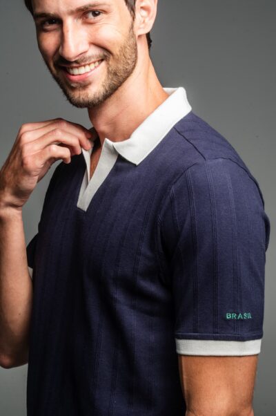 Camisa Polo Copa Azul Marinho